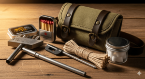 Reliable fire starter kit for home, camping, and emergencies