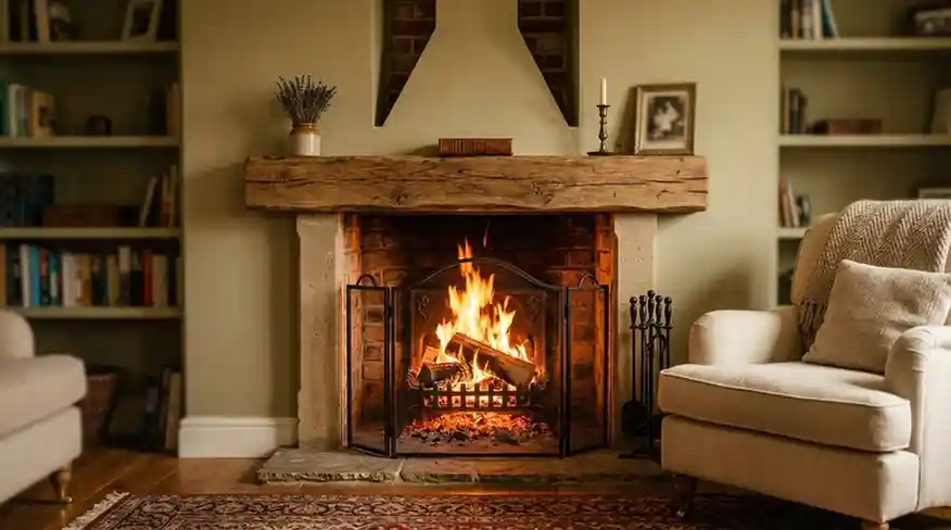 best firewood for chimneys with seasoned hardwood logs