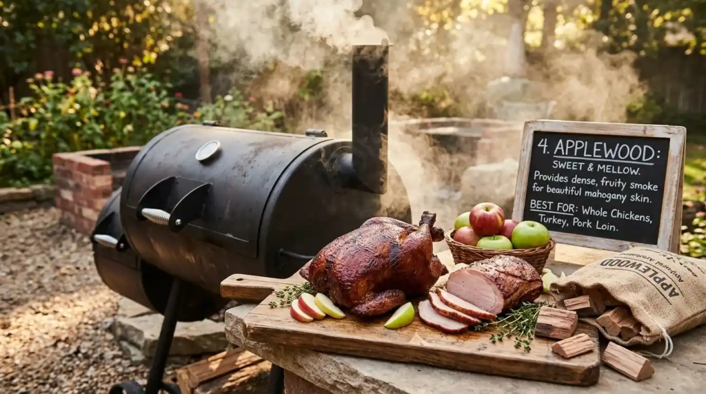 firewood apple smoking wood poultry