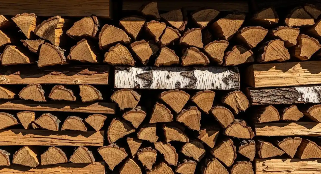 Hardwood (oak, maple, hickory, ash, birch)