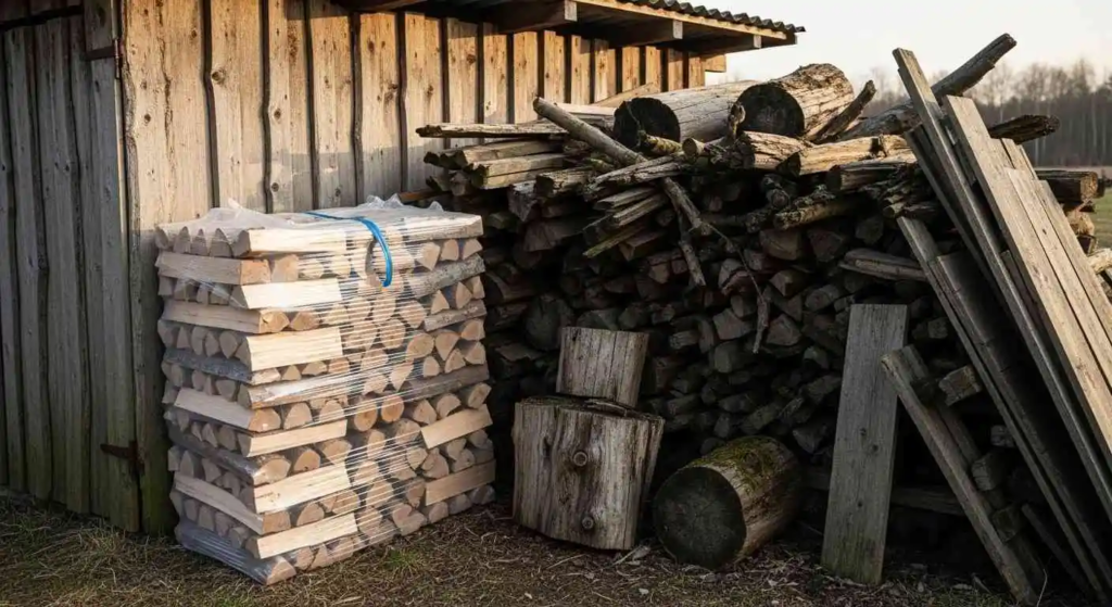 looking for firewood for bonfires