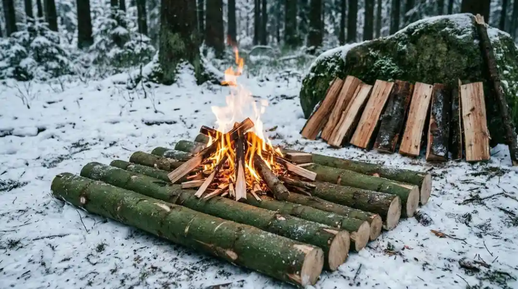 managing firewood in extreme conditions
