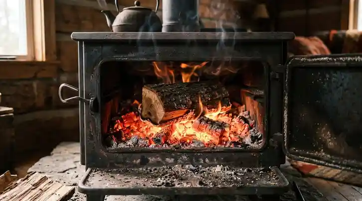 oak firewood burn time