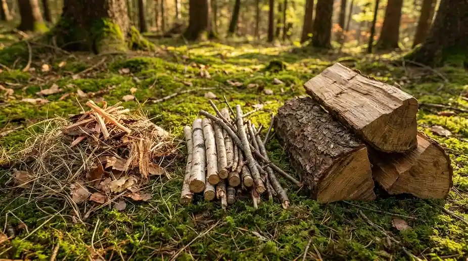 Survival Fire Fuel Types: Beyond the Log