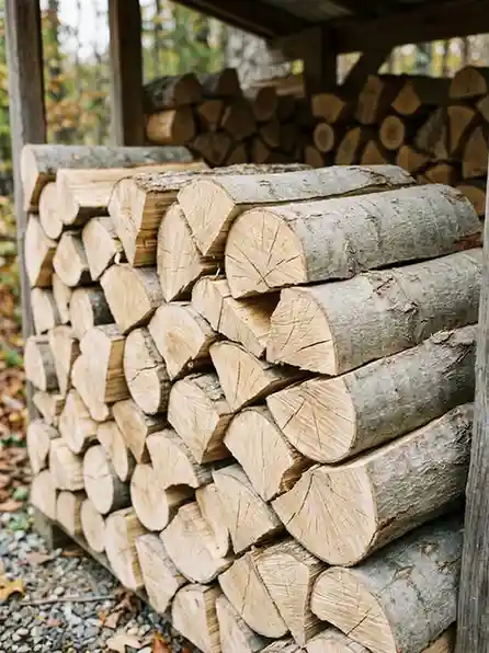 seasoned maple firewood