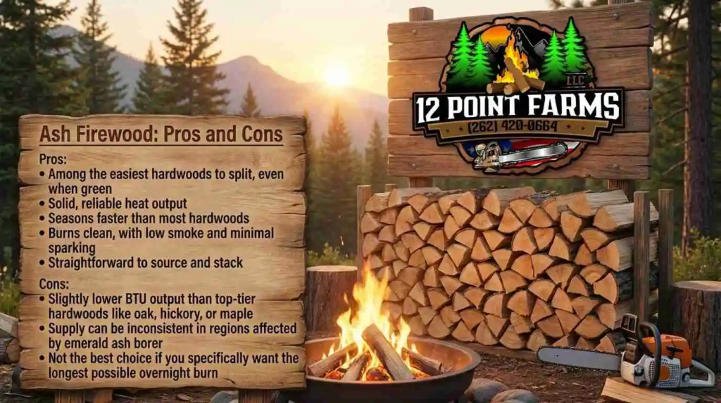 ash firewood pros and cons
