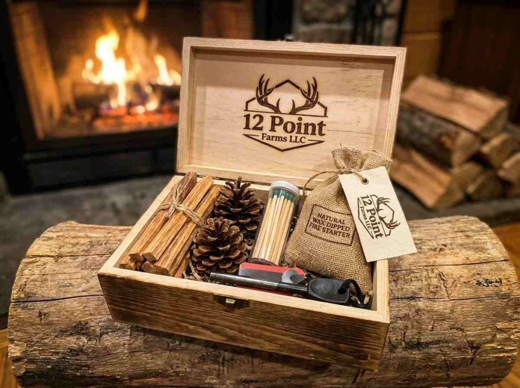 best fire starter kit by 12 point farms llc