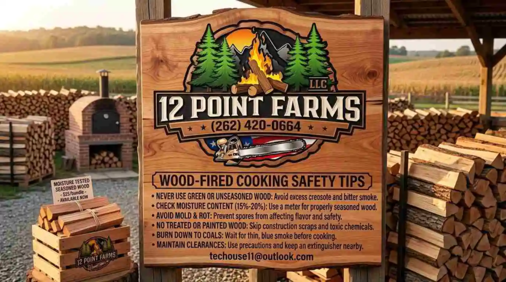 cooking safety tips cherry firewood