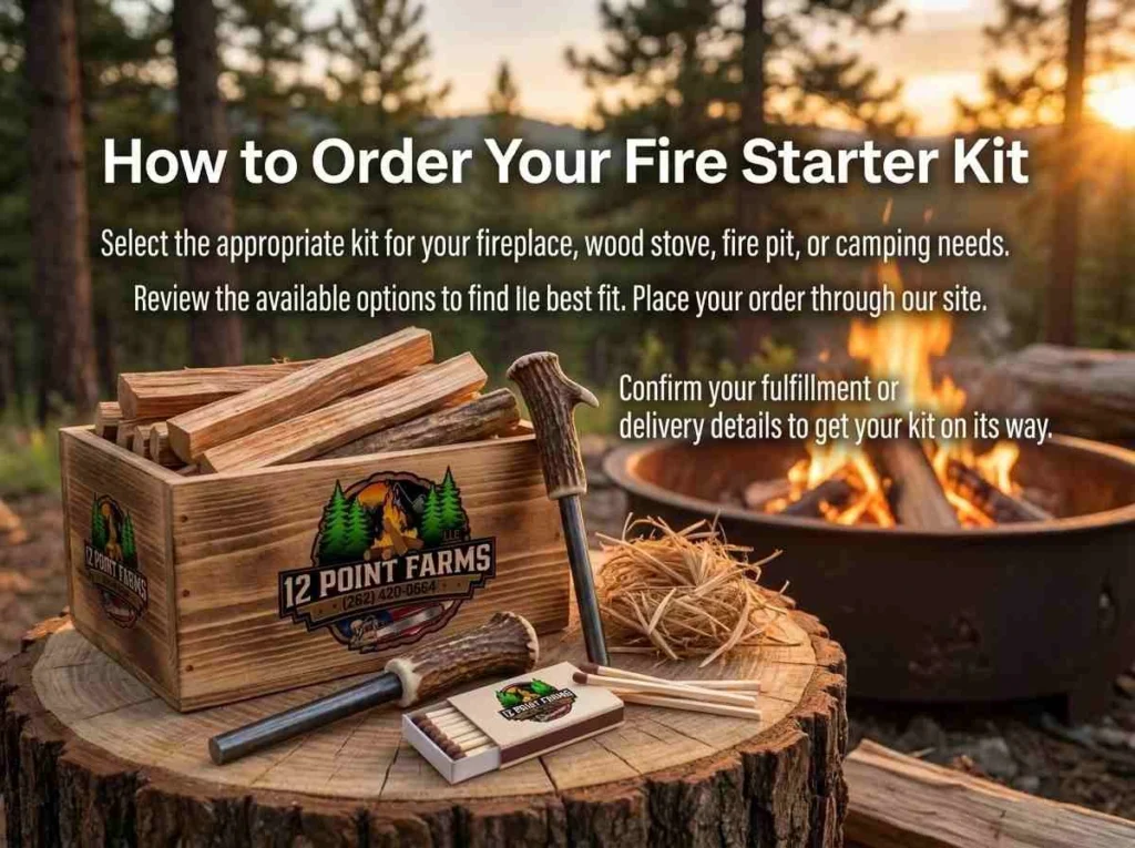 how to order your fire starter kit