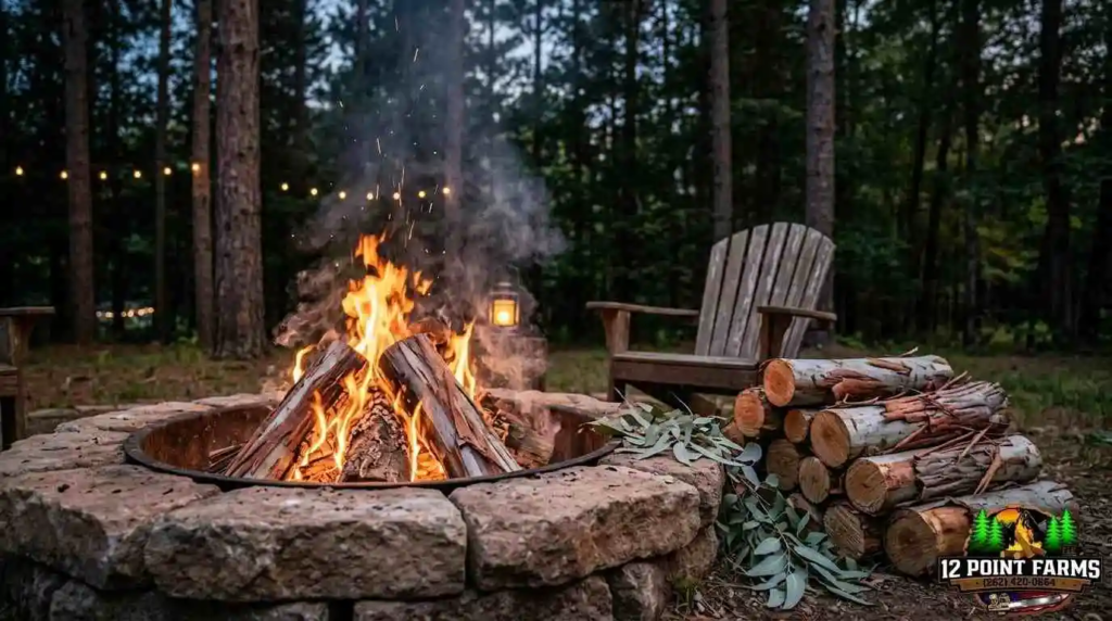 firewood aroma ambiance