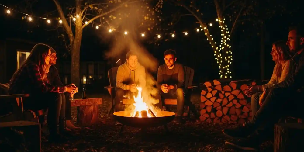 firewood for outdoor gatherings